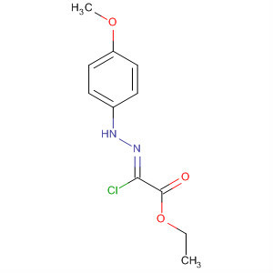 Acetic acid, chloro[(4-methoxyphenyl)hydrazono]-, ethyl ester, (2Z)-  
