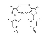 5-amino-3-cyano-1-(2,6-dichloro-4-trifluoromethyl-phenyl)pyrazole disulfide