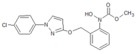 N-[2-[[1-(4-chlorophenyl)pyrazol-3-yl]oxymethyl]phenyl]-N-hydroxycarbamate