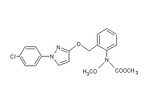 Methyl(N)-[[[1-(4-chlorophenyl)pyrazol-3-yl]oxy]-0-methoxy]-N-methoxycarbamate