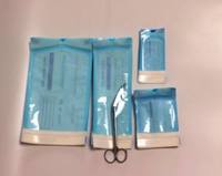 Medical flat roll of paper-plastic bag