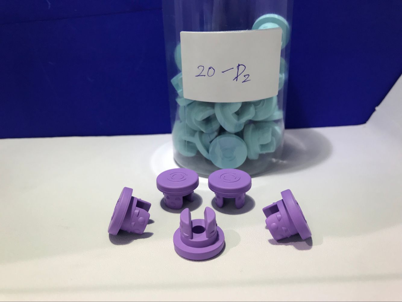 20-D2-2 20MM Bromobutyl Rubber Stopper for Lyophilization,Freeze-drying  