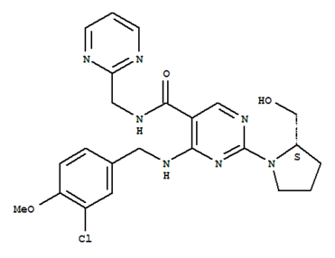 5-Pyrimidinecarboxamide,4-[[(3-chlor