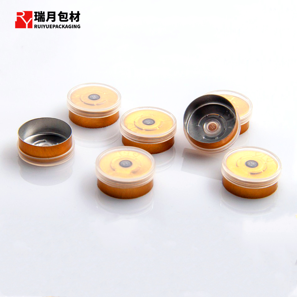 Flip off Cap, tear off cap ,20mm Flip up Tear Down Vial Seal with Custom Transparent Colour  