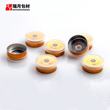 Flip off Cap, tear off cap ,20mm Flip up Tear Down Vial Seal with Custom Transparent Colour