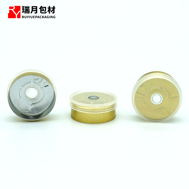 Flip off Cap, tear off cap ,20mm Flip up Tear Down Vial Seal with Custom Transparent Colour  