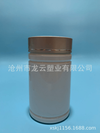 250cc porcelain white bottle high-end health care product bottle plastic bottle PET bottle v