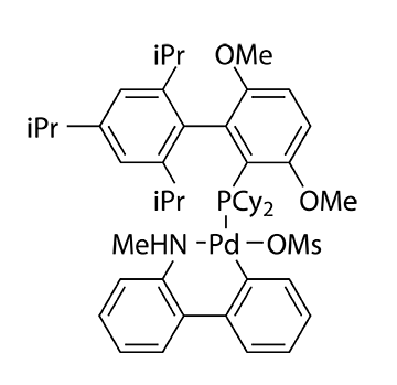 Methanesulfonato(2-Dicyclohexylphosphino-3,6-dimethoxy-2’,4’,6’-tri-i-propyl-1,1’-biphenyl)(2’-methy