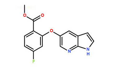 4 - fluoro - 2 - Methyl {1 h - pyrrolo [2, 3 - b] pyridin - 5 - yloxy} benzoate