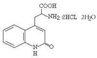 2-Amino-3-(1,2-dihydro-2-oxoquinoline-4-yl)propanoic acid, 2H2O.HCl