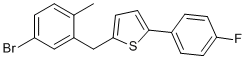 2-[(5-bromo-2-methylphenyl)methyl]-5-(4-fluorophenyl)thiophene