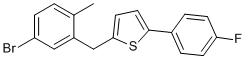 2-[(5-bromo-2-methylphenyl)methyl]-5-(4-fluorophenyl)thiophene