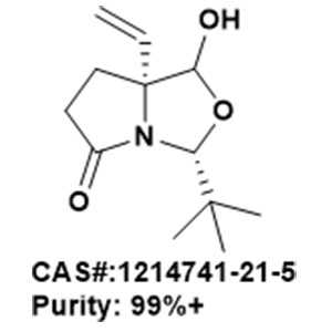 3-(1,1-DiMethylethyl)-7a-Ethenyltetrahydro-1-Hydroxy-(3R,7aR)-3H,5H-Pyrrolo[1,2-C]Oxazol-5-One