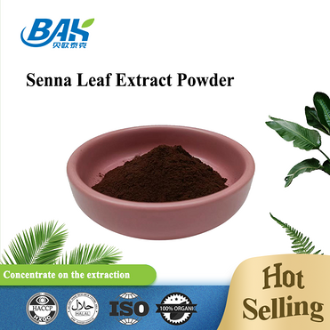 High Quality Weight Loss Supplement Powder 20% Sennosides Senna Leaf Extract Powder