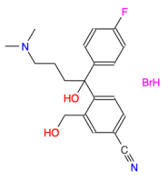 4-[4-(Dimethylamino)-1-(4-fluorophenyl)-1-hydroxybutyl]-3-(hydroxymethyl)benzonitrile hydrobromide(C