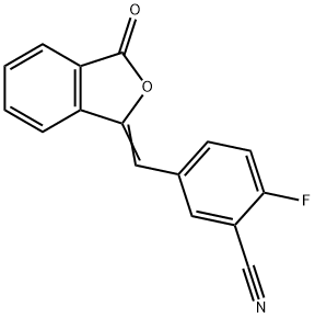 2-Fluoro-5-[(3-oxo-1(3H)-isobenzofuranylidene)methyl]-benzonitrile（Contract Manufacturing available）