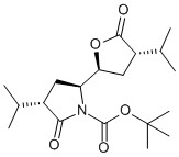 tert-Butyl (3S,5S)-2-oxo-5-[(2S,4S)-5-oxo-4-propan-2-yloxolan-2-yl]-3-propan-2-ylpyrrolidine-1-carbo