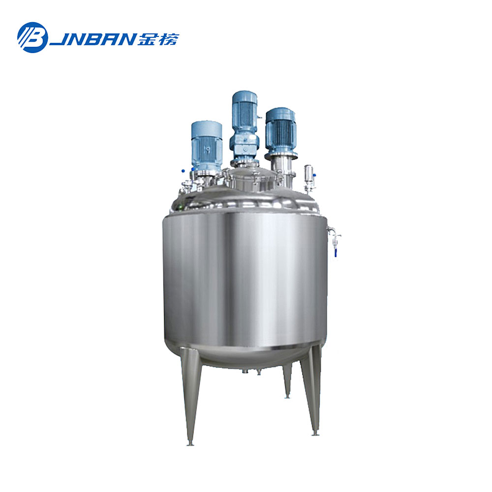 JNBAN wenzhou 1000 liters stainless steel shampoo high shear fruit juice  syrup milk mixing tank ace