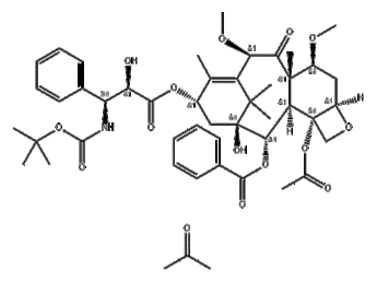 Cabazitaxel Acetone Solvate