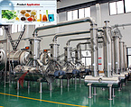 Continuous concentration fruit/food/plant vegetable extract Low temperature evaporator