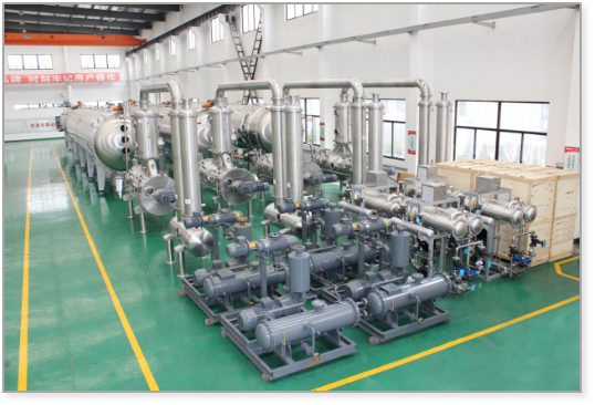 Heat sensitive camel milk/acid bacteria evaporator  
