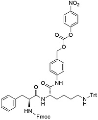 Fmoc-Phe-Lys(Trt)-PAB-PNP