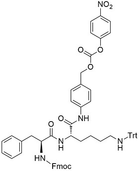 Fmoc-Phe-Lys(Trt)-PAB-PNP