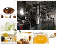 Beef chicken extract powder continuous vacuum belt dryer