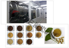 Continuous low temperature vacuum belt dryers for Pharmaceutical herbal ingredient