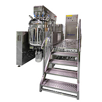 Face Cream Making Machine Vacuum Emulsifying Mixer Vacuum Homogenizing Emulsion Mixer