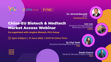 China-EU Biotech & Medtech Market Access Webinar