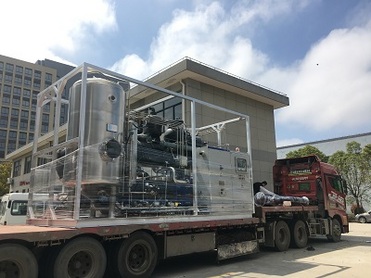 Pharmaceutical organic solvent evaporation & recycle double effect evaporator