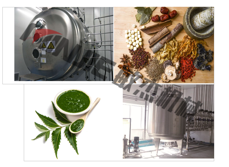 Natural Food, vegetable, herbal & Beverage ingredients powder dehydrating vacuum machine dryer  