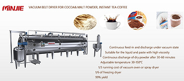 Natural Color solutions with natural pigments low temperature vacuum belt dryer