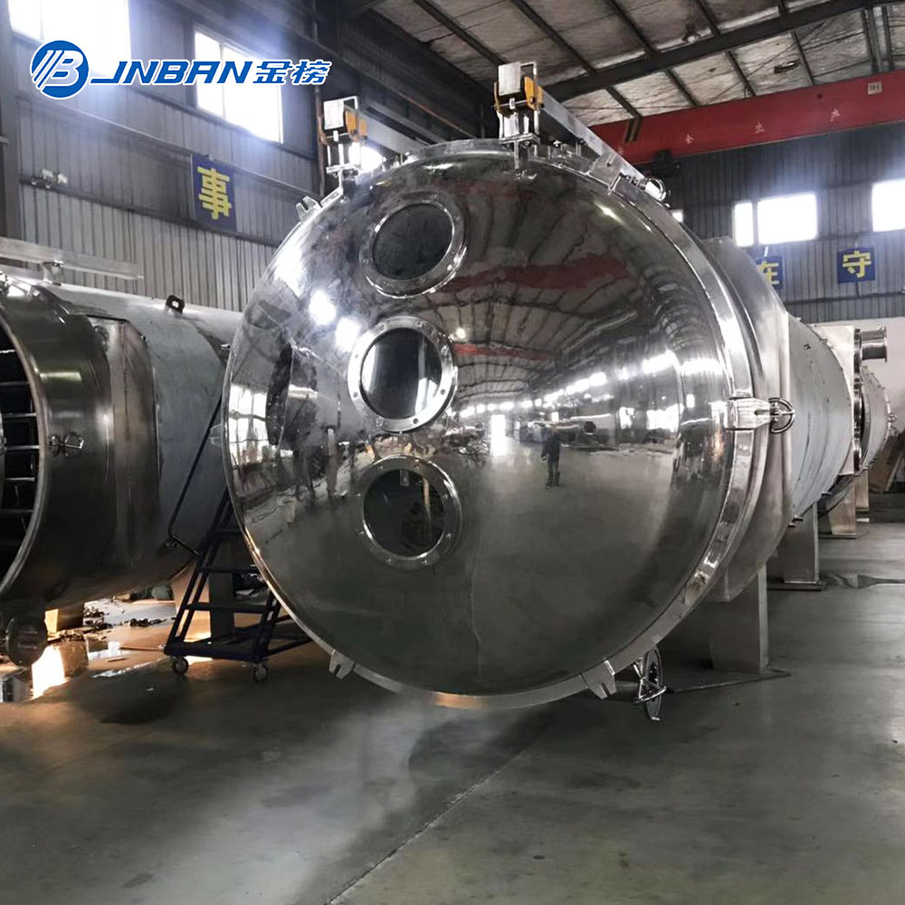 Sanitary SUS316 High Efficient herb continuous vacuum belt dryer machine  