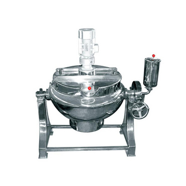 fruit jam double tilting jacketed kettle with agitator