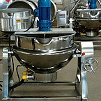 Automatic date jacket kettle machine beans cooking double jacketed kettle homogenizer