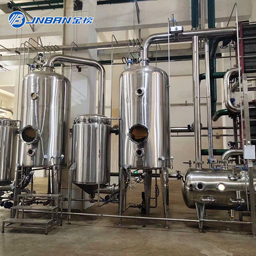 Double Effect Multifunctional vacuum aseptic Evaporator concentrator
