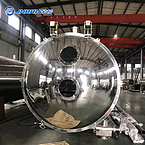 ASME Certified Stainless steel High Efficient herbal medicine continuous vacuum belt dryer