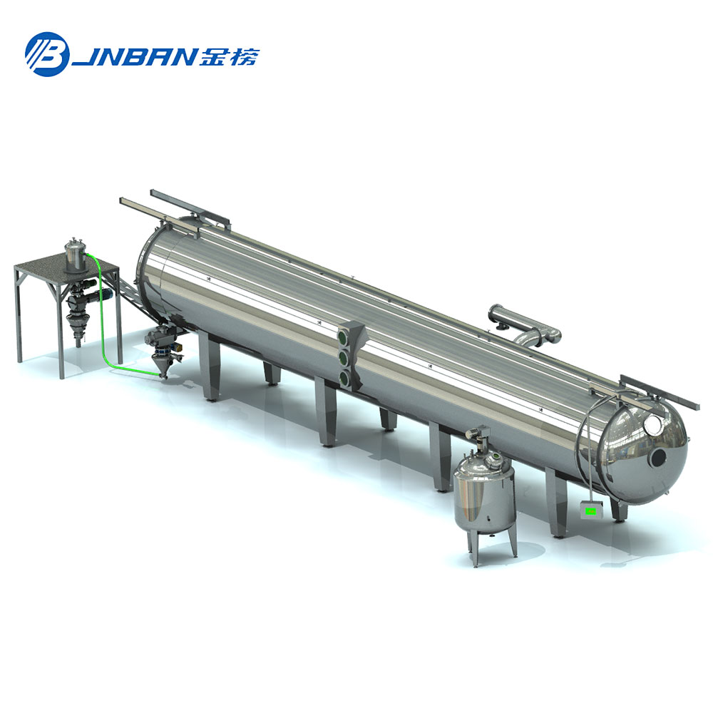 traditional Chinese medicine vacuum belt dryer machine