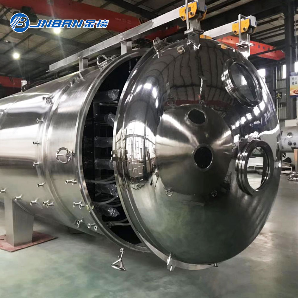Sanitary SUS316 High Efficient herb continuous vacuum belt dryer machine  