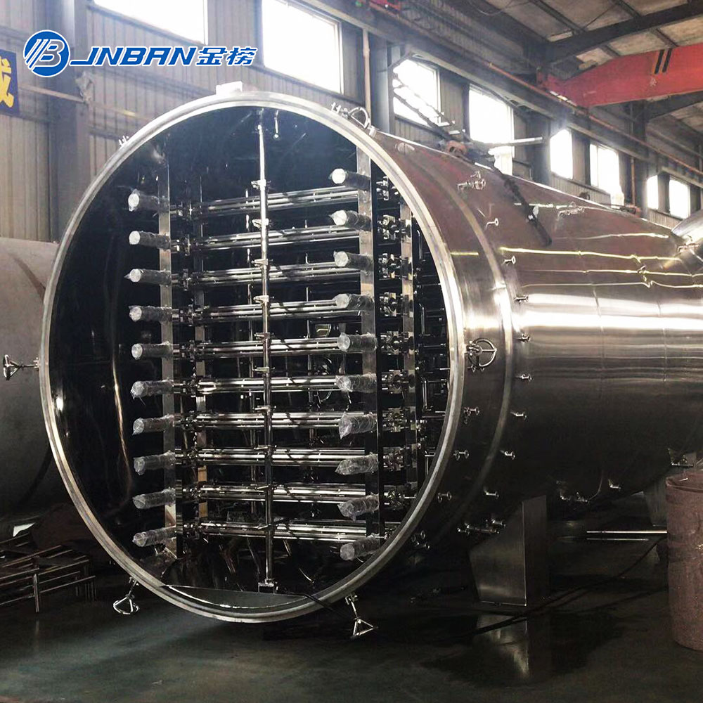 Sanitary SUS316 High Efficient herb continuous vacuum belt dryer machine  