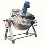 Automatic date jacket kettle machine beans cooking double jacketed kettle homogenizer