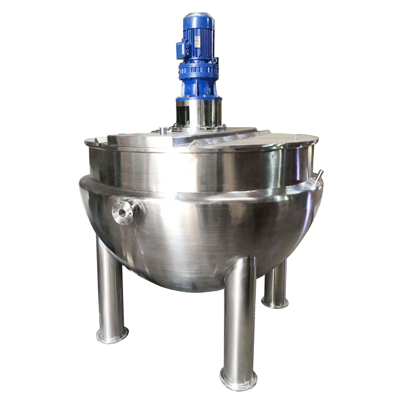 Big Capacity Industrial Automatic Gas Cooking Jacketed Kettle Manufacturer  