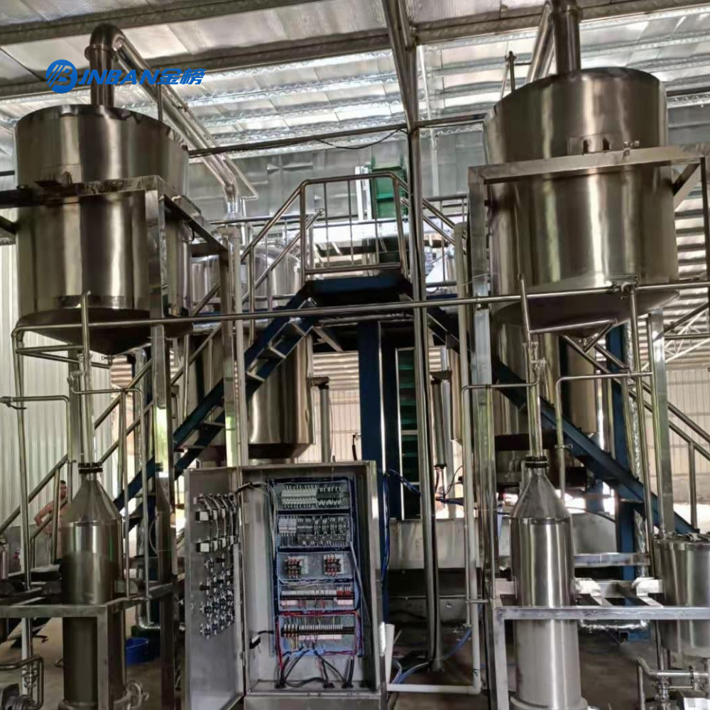 Sanitary Stainless steel Low temperature vacuum essential oil extractor machines  