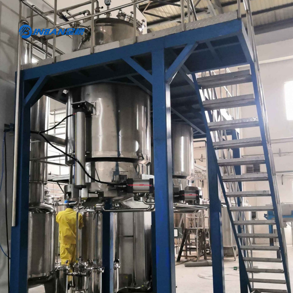 Sanitary Stainless steel Low temperature vacuum essential oil extractor machines  