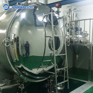 industrial dtf shellac coconut tapioka coconut milk food liquid to powder vacuum belt dryer machine