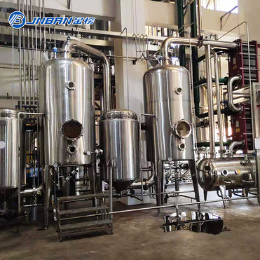 High Efficient tomato concentration machine Triple Effect Evaporator concentrate line production