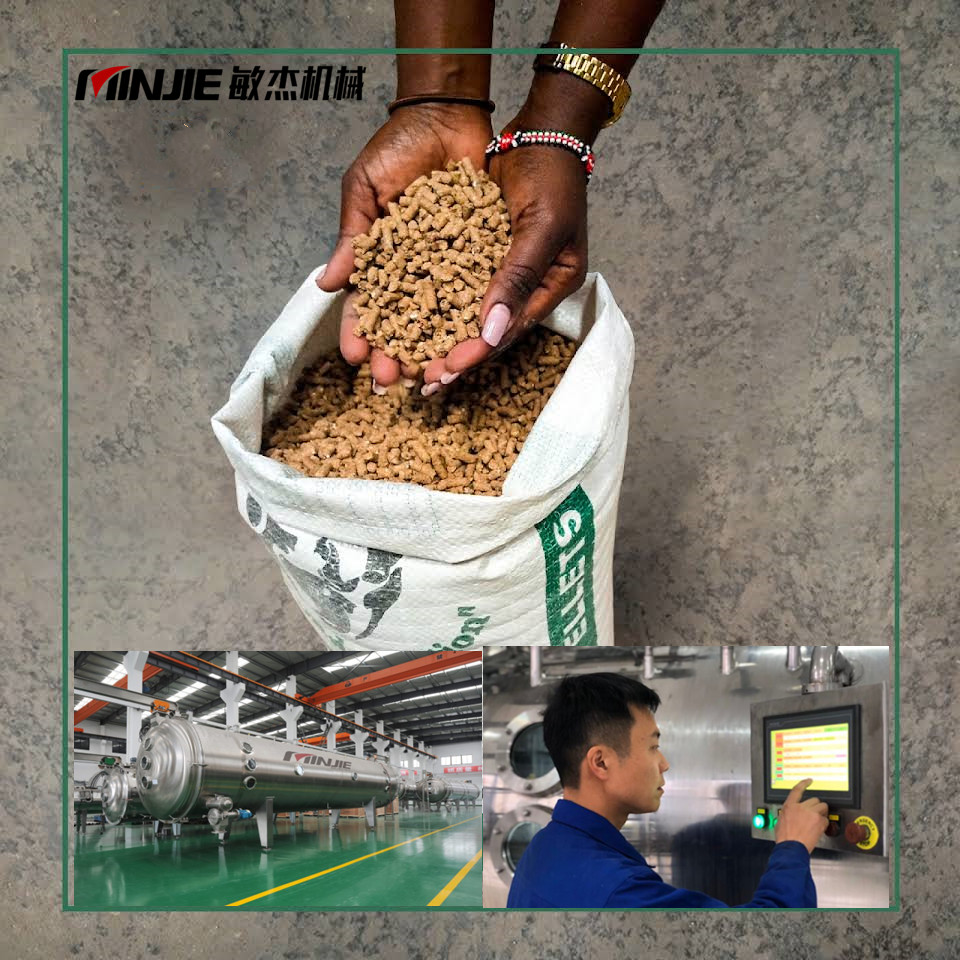 Animal feed pellet drying machine vacuum belt dryer