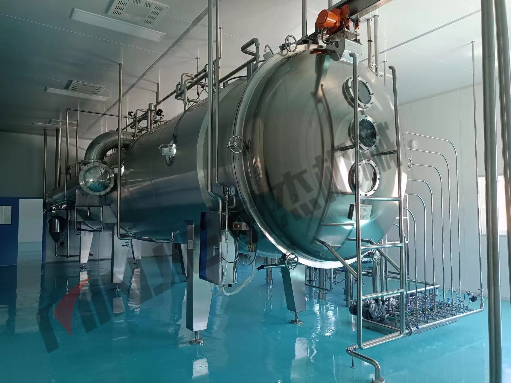 Organic Fertilizer pesticide powder low temperature Vacuum Belt Drying Machine  